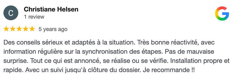 Avis client AJConfort